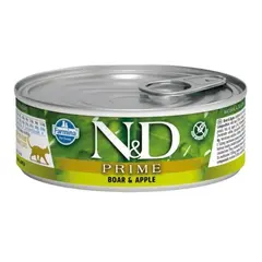 Корм для кошек Farmina N&D Prime кабан и яблоко 70 г