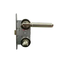 Set handle and WC lock BT Group BORA AGB 70 mm. nickel