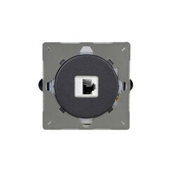Sockets Varilight PC RJ45 cat6 black matte