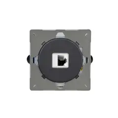Sockets Varilight PC RJ45 cat6 black matte