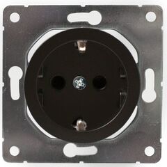 Power socket grounded DPM Soul SEU1012B 1 sectional black