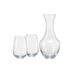 Decanter with 2 glasses Crystalex CX31B241500/3