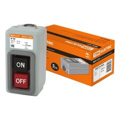 ჩამრთველი დაბლოკვის ღილაკით TDM ВКН-325 3Р 25А 230/400В IP40