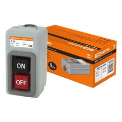 Выключатель кнопочный с блокировкой TDM ВКН-316 3Р 16А 230/400В IP40