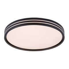 ჭერის სანათი Rabalux Epora 25W 3000K Ø390 H70 შავი თეთრი 71118