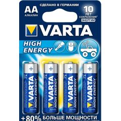 ელემენტი VARTA Alkaline High Energy AA 1.5 V 4 ც