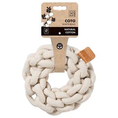 Dog toy ring M-Pets Coto 18cm white
