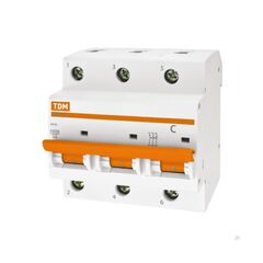 Circuit breaker ВА47-29 3Р 63А 4,5кА х-ка С TDM