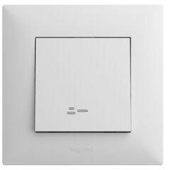 Switch without frame 1-key with light,white LEGRAND
