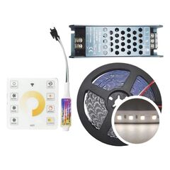 ლენტი LED guoye-120 10m 100W 24V CCT 3000K~6000K თეთრი