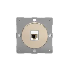 Розетка Varilight PC RJ45 cat6 satin