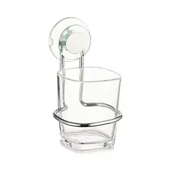 Toothbrushes holder GECO TUMBLER TRANSPARENT GREEN