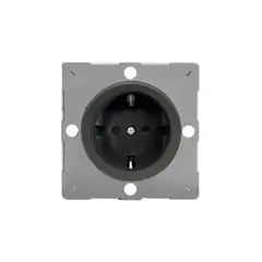Socket Varilight EG5FBI Schuko with grounding iridium black