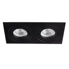 წერტილოვანი სანათი Kanlux შავი მქრქალი SEIDY CT-DTL250-B/M GX5.3 2x MAX 10W