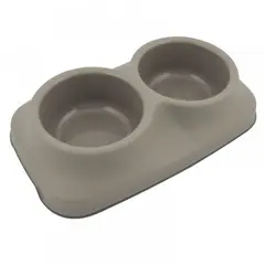 Миска для домашних животных 2 отделов Plast Art