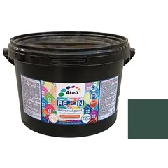 Universal elastic waterproofing paint Atoll REZIN SF-16 green 12 kg
