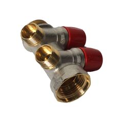 Manifold with valveCarlo Poletti 2-Red