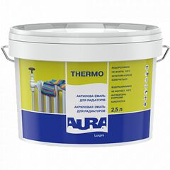 Enamel for radiators Eskaro Aura luxpro thermo white glossy 2,5 l