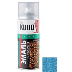 ემალი ჟანგზე წასასმელი ჩაქუჩის ეფექტით Kudo KU-3010 მოვერცხლისფრო-ცისფერი