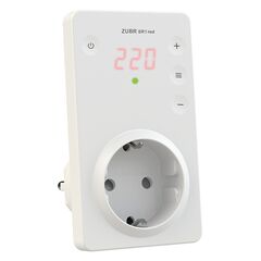 Voltage relay ZUBR 1 phase to socket 16A 3 000VA SR1 red