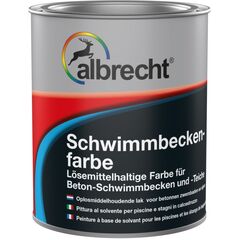 Pool paint Albrecht Schwimmbeckenfarbe ocean blue 0119 2,5 l