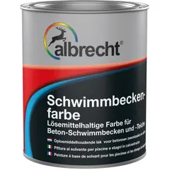 Pool paint Albrecht Schwimmbeckenfarbe ocean blue 0119 2,5 l