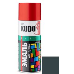 ემალი უნივერსალური Kudo KU-10186 Ral 7026 ძალიან მუქი ნაცრისფერი 520 მლ