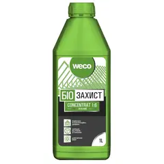 Биозащитный концентрат для дерева Weco 1:6 зеленый 1 л