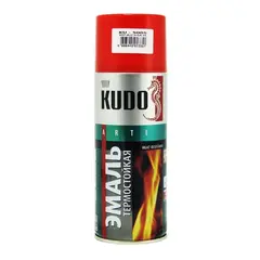 Heat-resistant enamel KUDO KU-5005 red 520ml