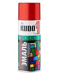 ემალი უნივერსალური Kudo KU-1001 Ral 9003 თეთრი პრიალა 520 მლ
