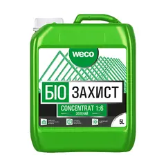 Биозащита концентрат Weco Concentrate 1:6 5 л зеленый