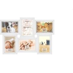 Frame for 6 photos Palitra M615/03-1 white