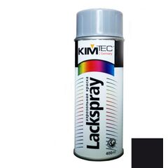 Lacquer paint aerosol KIM-TEC black-glossy 5170036-E 400 ml