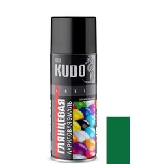 აეროზოლი ემალი Kudo RAL6029 მწვანე პრიალა 520 მლ