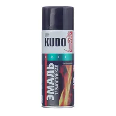 Heat-resistant enamel KUDO KU-5002 black 520ml
