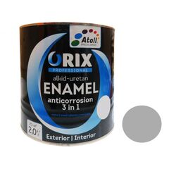 ემალი ORIX METALLIC  3-1ში (ანტიკოროზ) ვერცხლისფ. 0,7 კგ