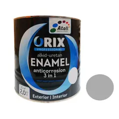 ემალი ORIX METALLIC  3-1ში (ანტიკოროზ) ვერცხლისფ. 0,7 კგ
