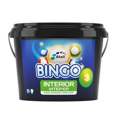 საღებავი ინტერიერის Atoll Bingo 2.5 ლ მქრქალი თეთრი