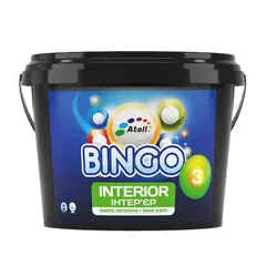 Краска интерьерная Atoll Bingo 2.5 л матовая белая