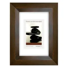 Frame with wooden glass Palitra D34KL/1824 15х21 wenge