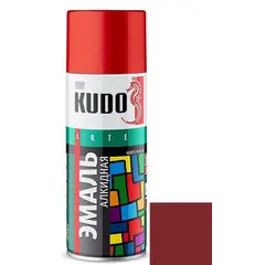 ემალი უნივერსალური Kudo KU-1004 Ral RAL 3011 ალუბლისფერი 520 მლ