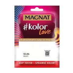 საღებავი-ტესტი ინტერიერის Magnat Kolor Love 25 მლ KL06 თეთრი