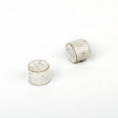 Комплект из 2-х наконечников Delfa Кап СН-19-299-33 белое золото