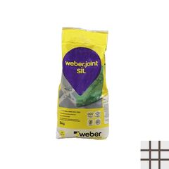 შემავსებელი ფილის ნაკერებისთვის Weber.joint SIL 5 კგ 433 მუქი ყავისფერი