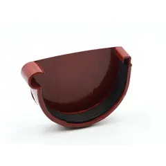 Funnel cap left red RainWay 130 mm