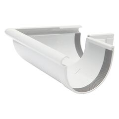 External gutter corner RainWay 90° 130 mm white