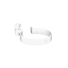 Downpipe bracket Giza 85 mm white (10.120.21.001)