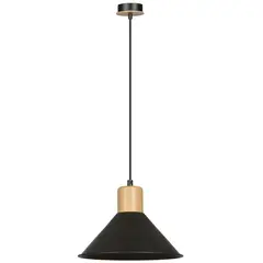 საკიდი EMIBIG Rowen 1 E27 1x MAX 60W შავი