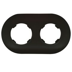Frame round DPM Soul SEU5002B 2 sectional black