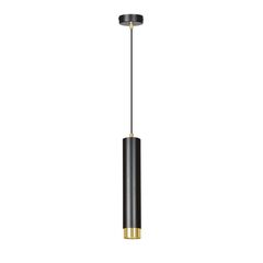 საკიდი EMIBIG Kibo 1 GU10 1x MAX 30W შავი ოქროსფერი